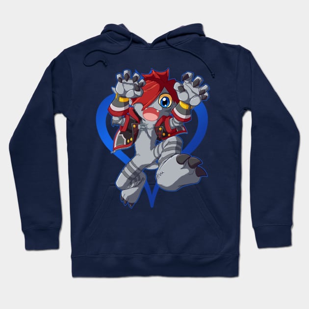 Monster-Sora Chibi Hoodie by PRPrints